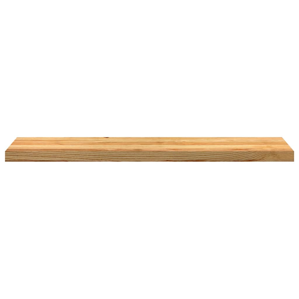 Vensterbanken 2 st 110x25x2 cm massief eikenhout lichtbruin