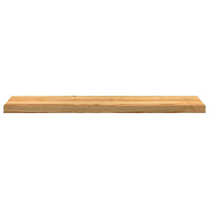 Vensterbanken 2 st 110x25x2 cm massief eikenhout lichtbruin