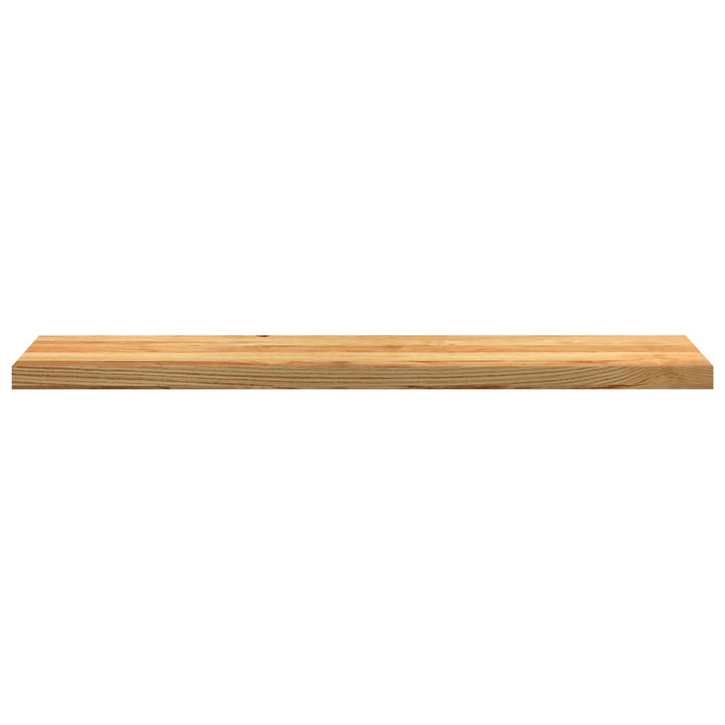 Vensterbanken 2 st 120x25x2 cm massief eikenhout lichtbruin