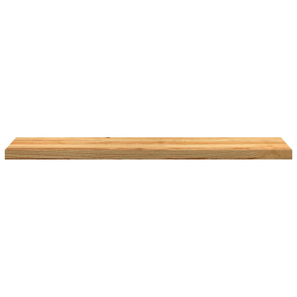 Vensterbanken 2 st 120x25x2 cm massief eikenhout lichtbruin