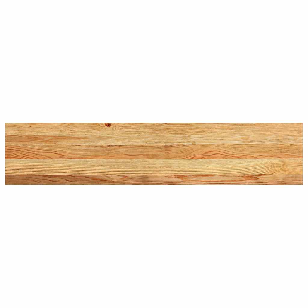 Vensterbanken 2 st 120x25x2 cm massief eikenhout lichtbruin