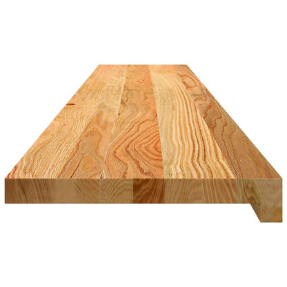 Vensterbanken 2 st 140x25x2 cm massief eikenhout lichtbruin