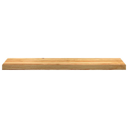 Vensterbanken 2 st 100x30x2 cm massief eikenhout lichtbruin