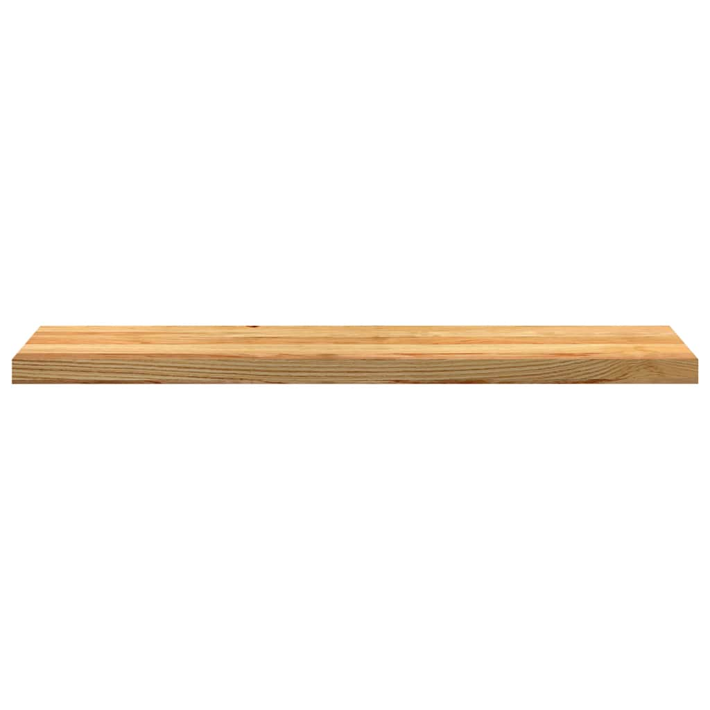 Vensterbanken 2 st 110x30x2 cm massief eikenhout lichtbruin