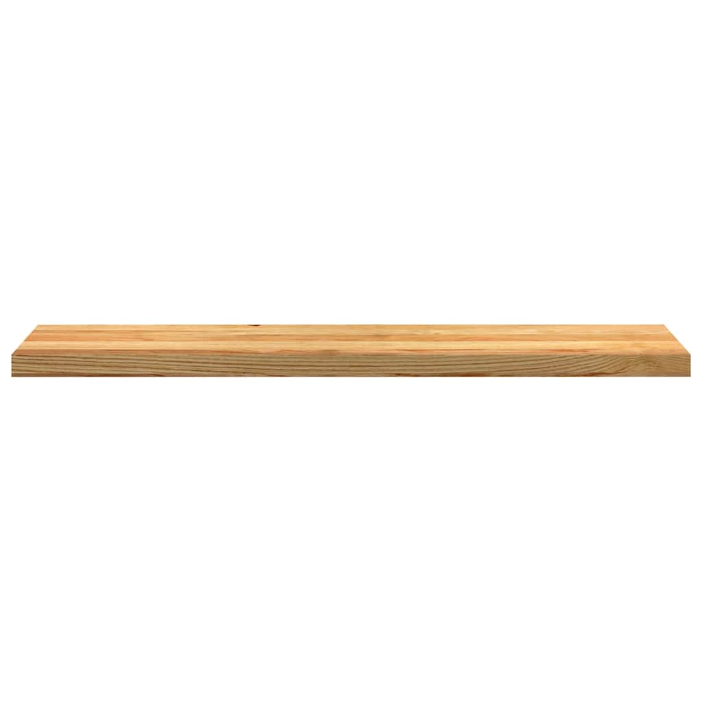 Vensterbanken 2 st 120x30x2 cm massief eikenhout lichtbruin