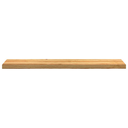 Vensterbanken 2 st 120x30x2 cm massief eikenhout lichtbruin