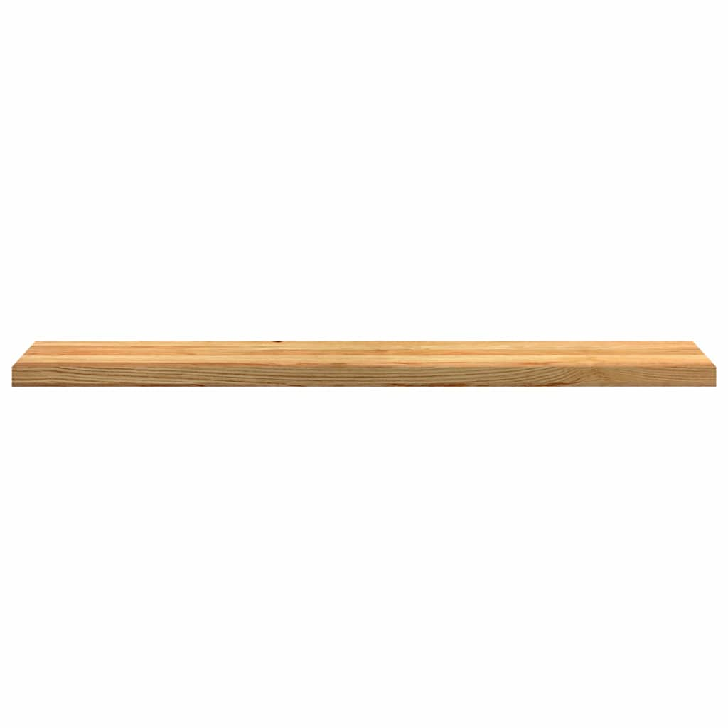 Vensterbanken 2 st 140x30x2 cm massief eikenhout lichtbruin