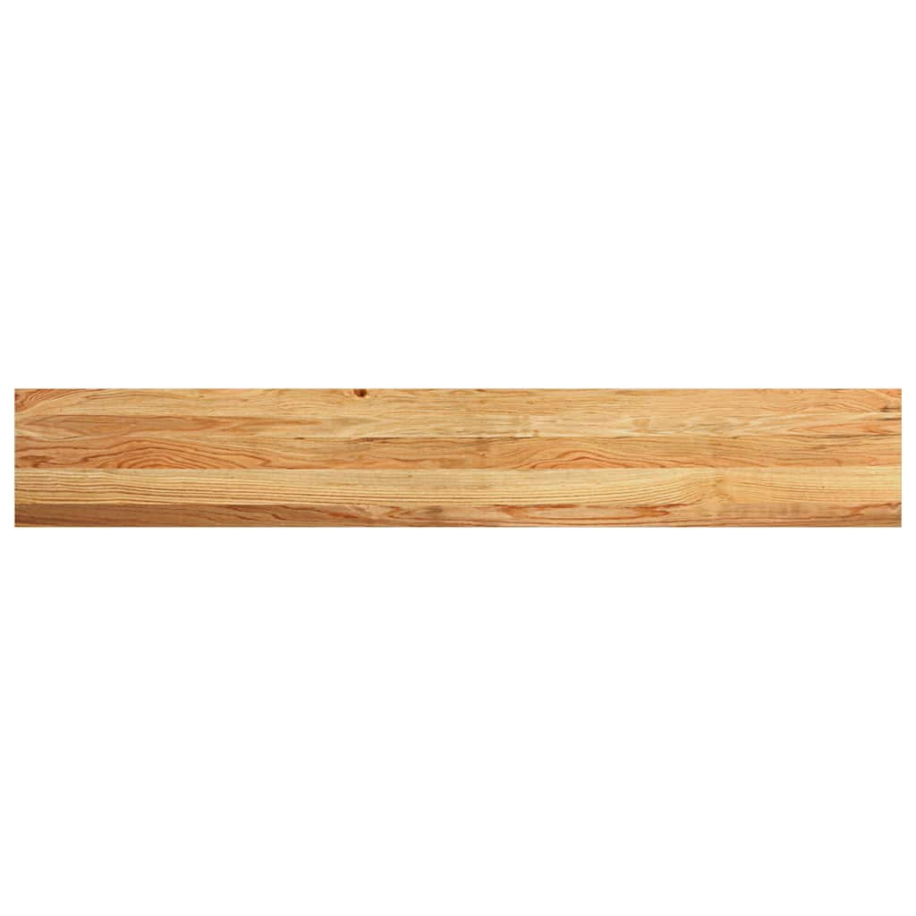 Vensterbanken 2 st 160x30x2 cm massief eikenhout lichtbruin