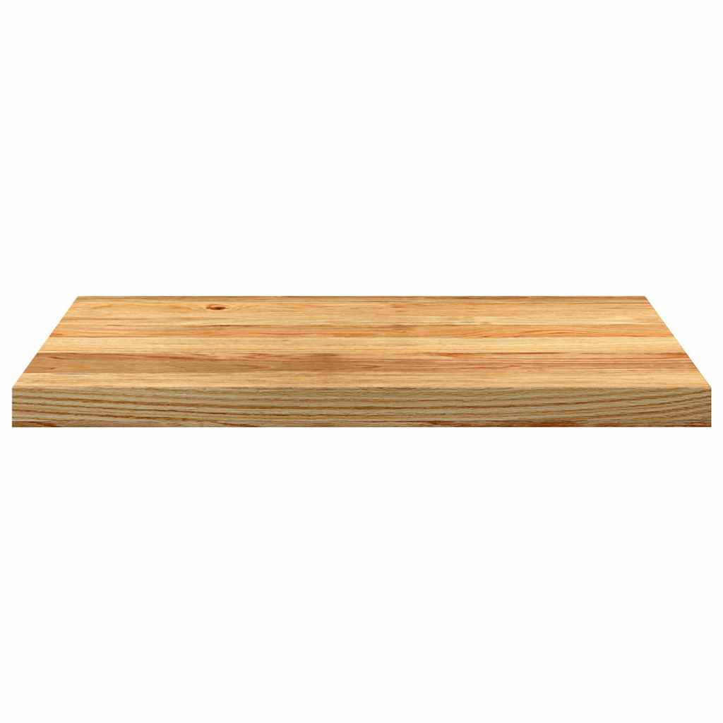 Vensterbanken 2 st 70x40x2 cm massief eikenhout lichtbruin