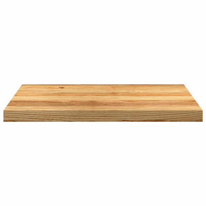 Vensterbanken 2 st 70x40x2 cm massief eikenhout lichtbruin