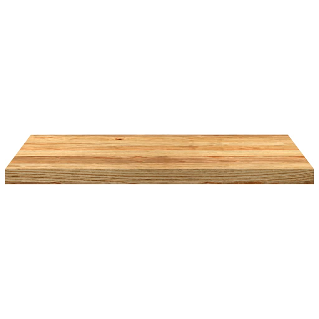 Vensterbanken 2 st 80x40x2 cm massief eikenhout lichtbruin