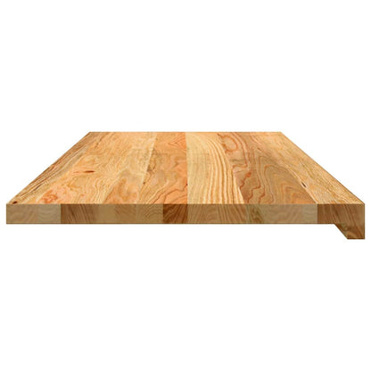 Vensterbanken 2 st 90x40x2 cm massief eikenhout lichtbruin