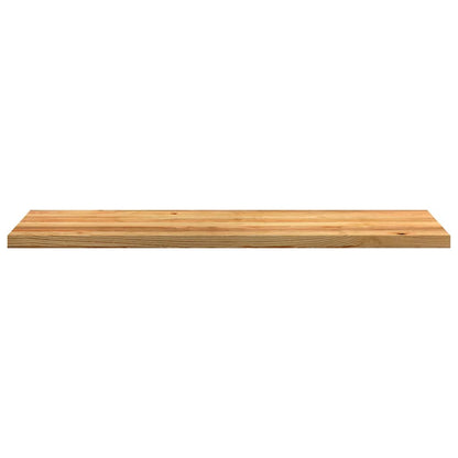 Vensterbanken 2 st 140x40x2 cm massief eikenhout lichtbruin