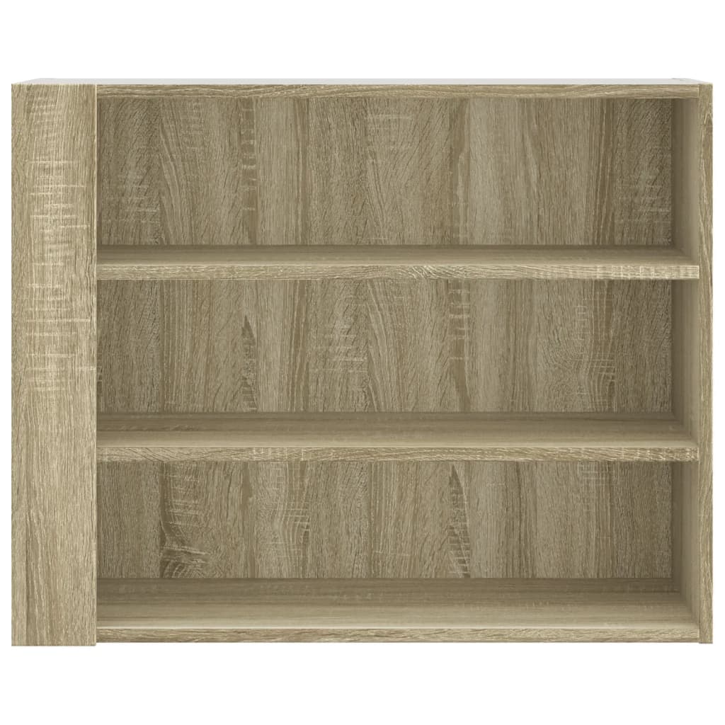 Wandkast 75x35x60 cm bewerkt hout sonoma eikenkleurig