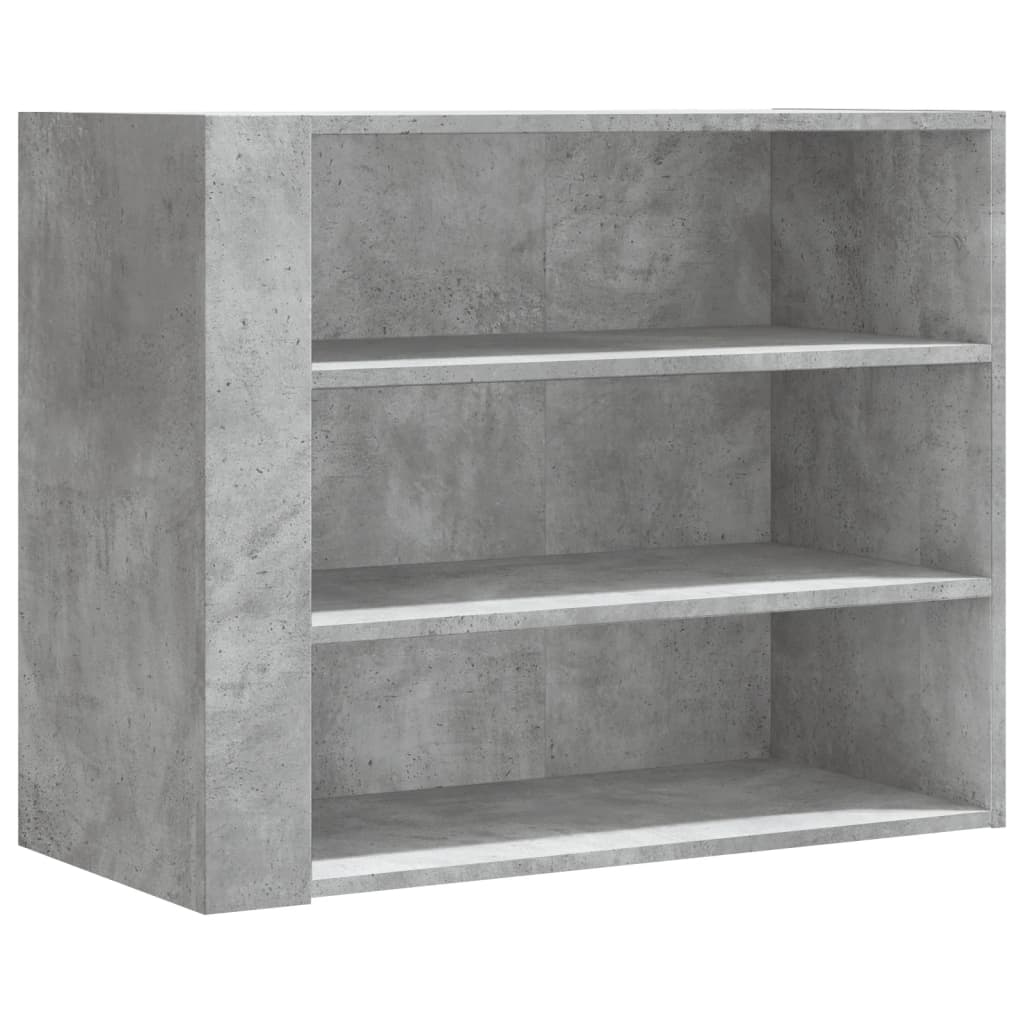 Wandkast 75x35x60 cm bewerkt hout betongrijs