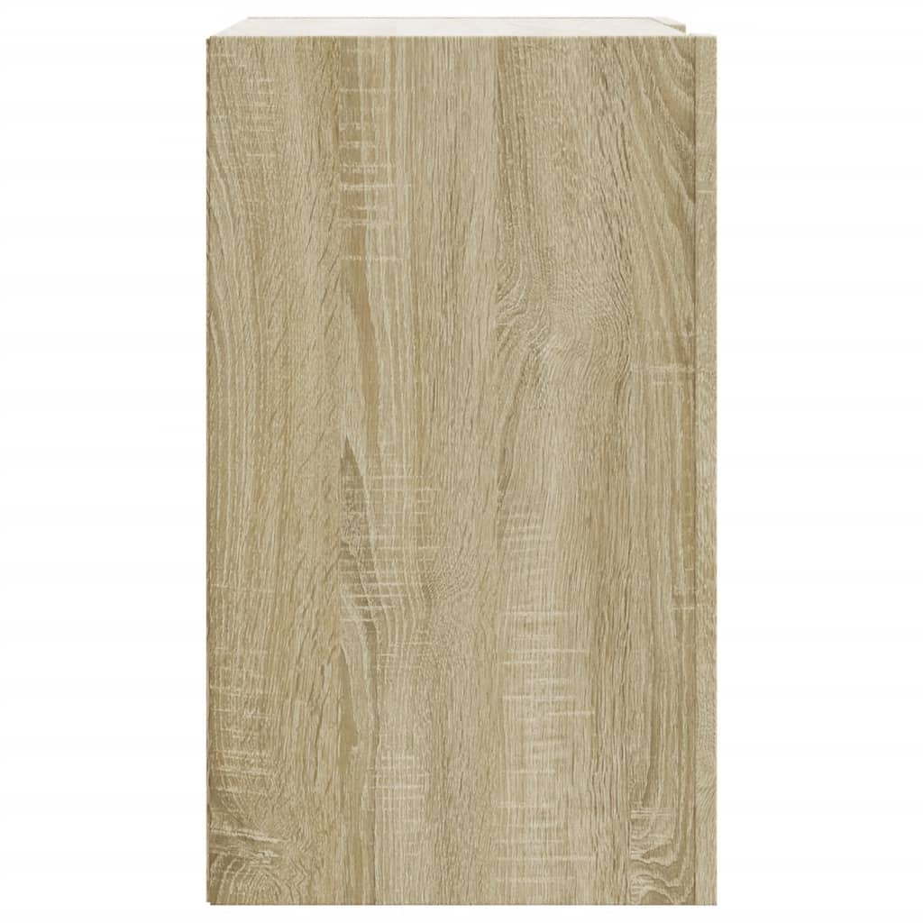 Wandkast 75x35x60 cm bewerkt hout sonoma eikenkleurig