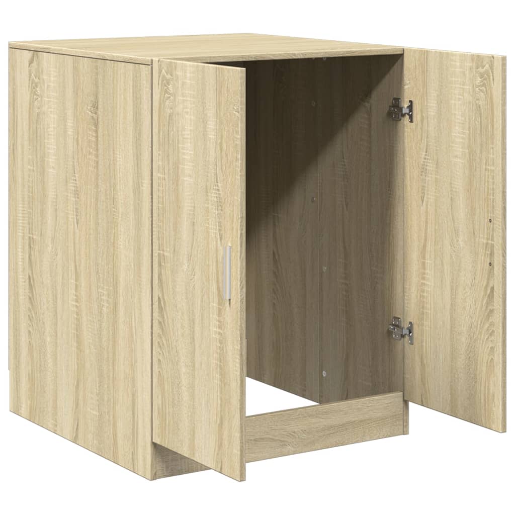 Wasmachinekast 70,5x71,5x91,5 cm sonoma eikenkleurig