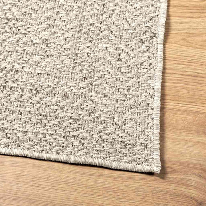 Vloerkleed ZIZUR room binnen en buiten 80x150 cm jute look