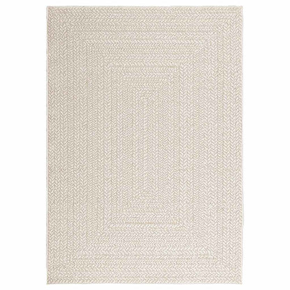 Vloerkleed ZIZUR room binnen en buiten 120x170 cm jute look