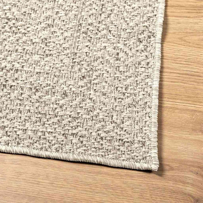 Vloerkleed ZIZUR room binnen en buiten 120x170 cm jute look