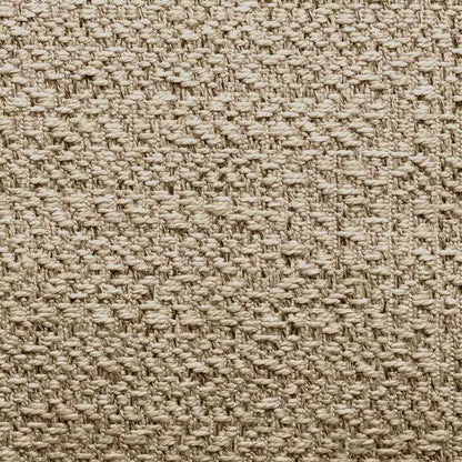 Vloerkleed ZIZUR beige binnen en buiten 80x150 cm jute look