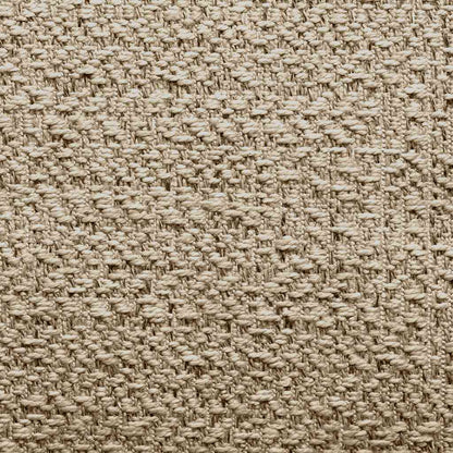 Vloerkleed ZIZUR beige binnen en buiten 80x250 cm jute look