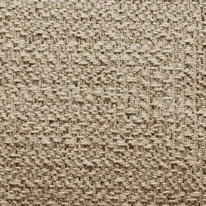 Vloerkleed ZIZUR beige binnen en buiten 120x170 cm jute look