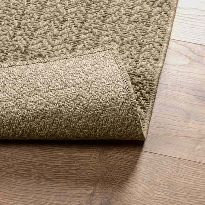 Vloerkleed ZIZUR beige binnen en buiten 160x230 cm jute look