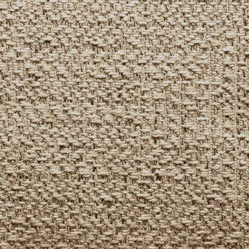 Vloerkleed ZIZUR beige binnen en buiten 200x290 cm jute look