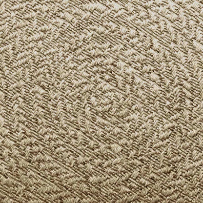 Vloerkleed ZIZUR beige binnen en buiten Ø 120 cm jute look