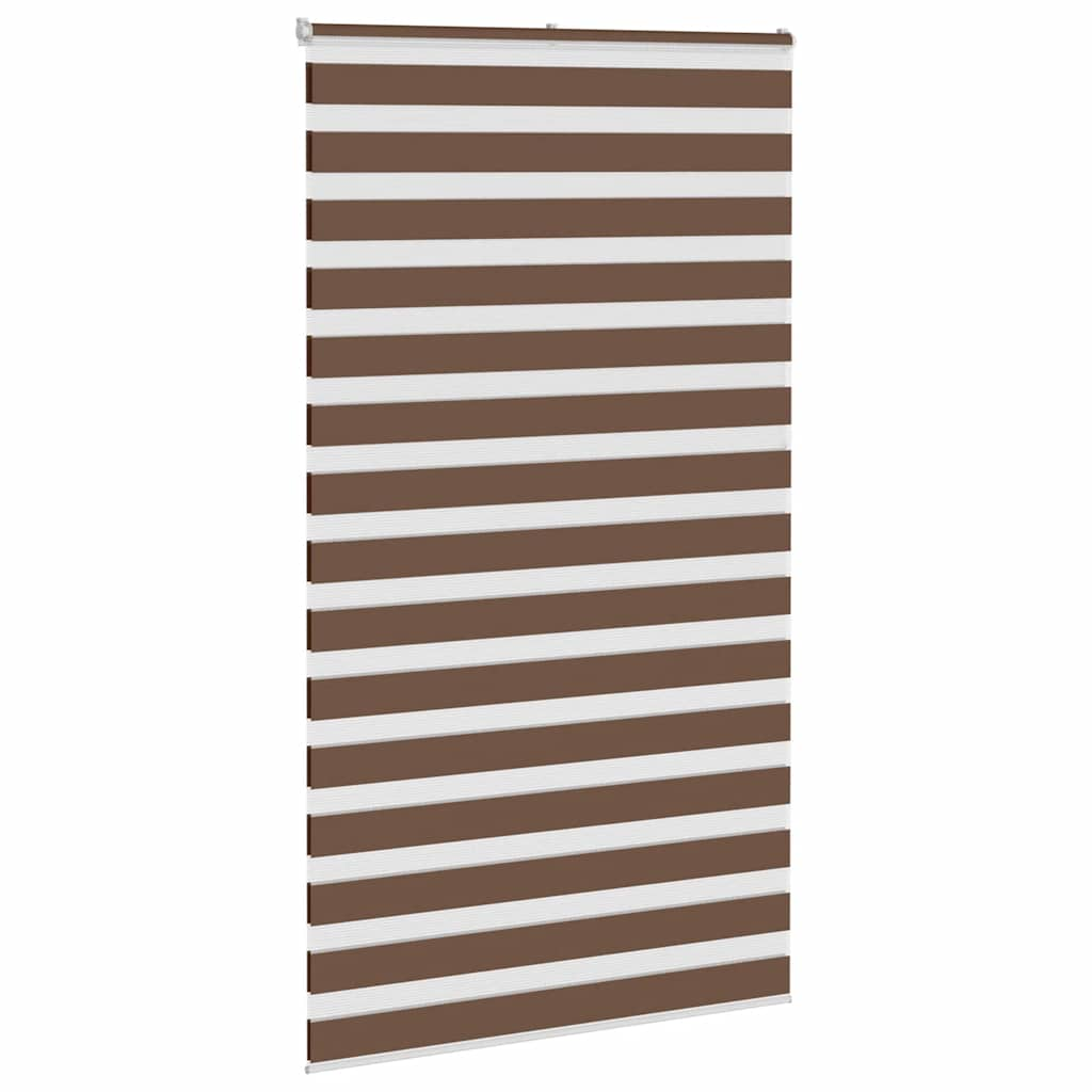 Zebra rolgordijn 135x200 cm stofbreedte 130,9cm polyester bruin