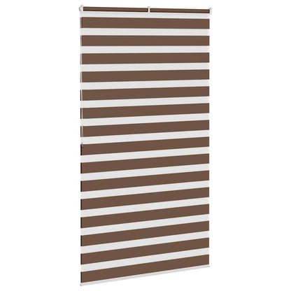 Zebra rolgordijn 135x200 cm stofbreedte 130,9cm polyester bruin