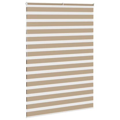 Zebra Blind 160x200 cm stofbreedte 155,9 cm polyester zandbruin