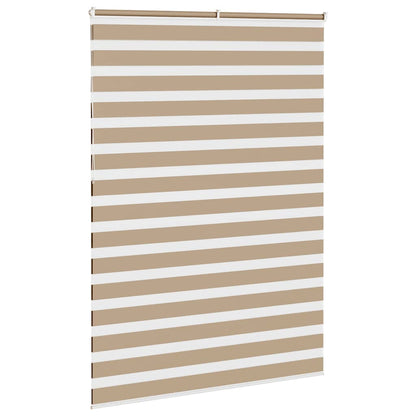 Zebra Blind 155x230 cm stofbreedte 150,9 cm polyester zandbruin