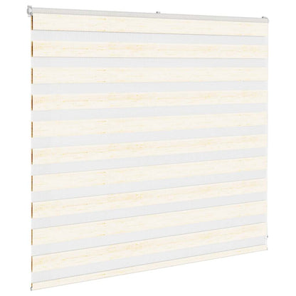 Zebra rolgordijn 165x100 cm stofbreedte 160,9 cm marmerbeige