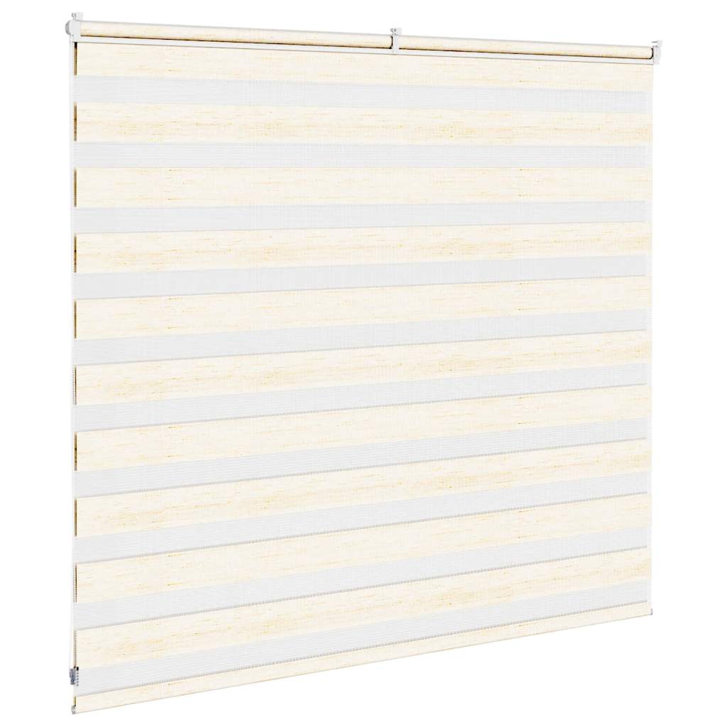 Zebra rolgordijn 165x100 cm stofbreedte 160,9 cm marmerbeige