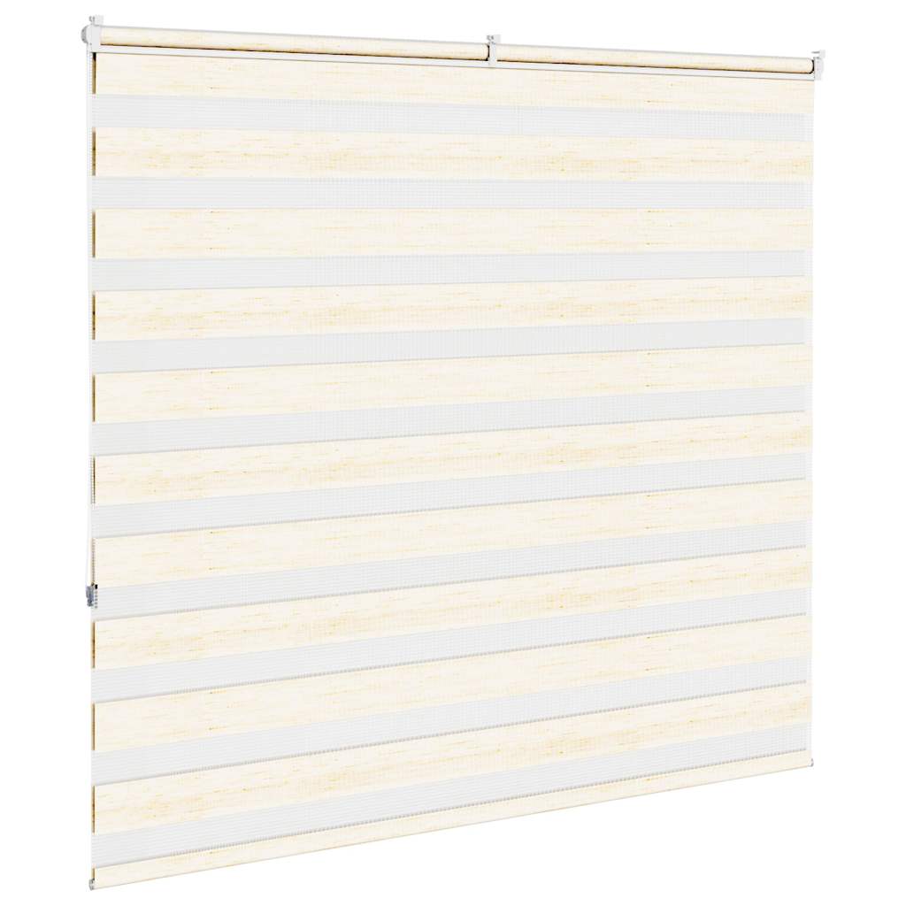 Zebra rolgordijn 155x150 cm stofbreedte 150,9cm marmerbeige