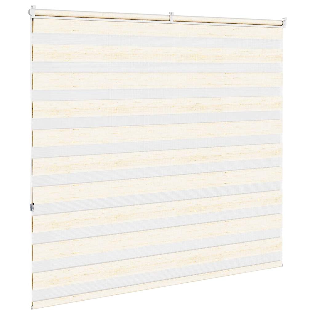 Zebra rolgordijn 165x150 cm stofbreedte 160,9cm marmerbeige