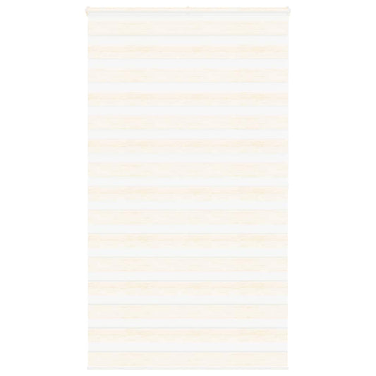 Zebra rolgordijn 130x200 cm stofbreedte 125,9 cm marmerbeige