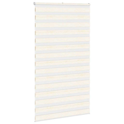 Zebra rolgordijn 130x200 cm stofbreedte 125,9 cm marmerbeige