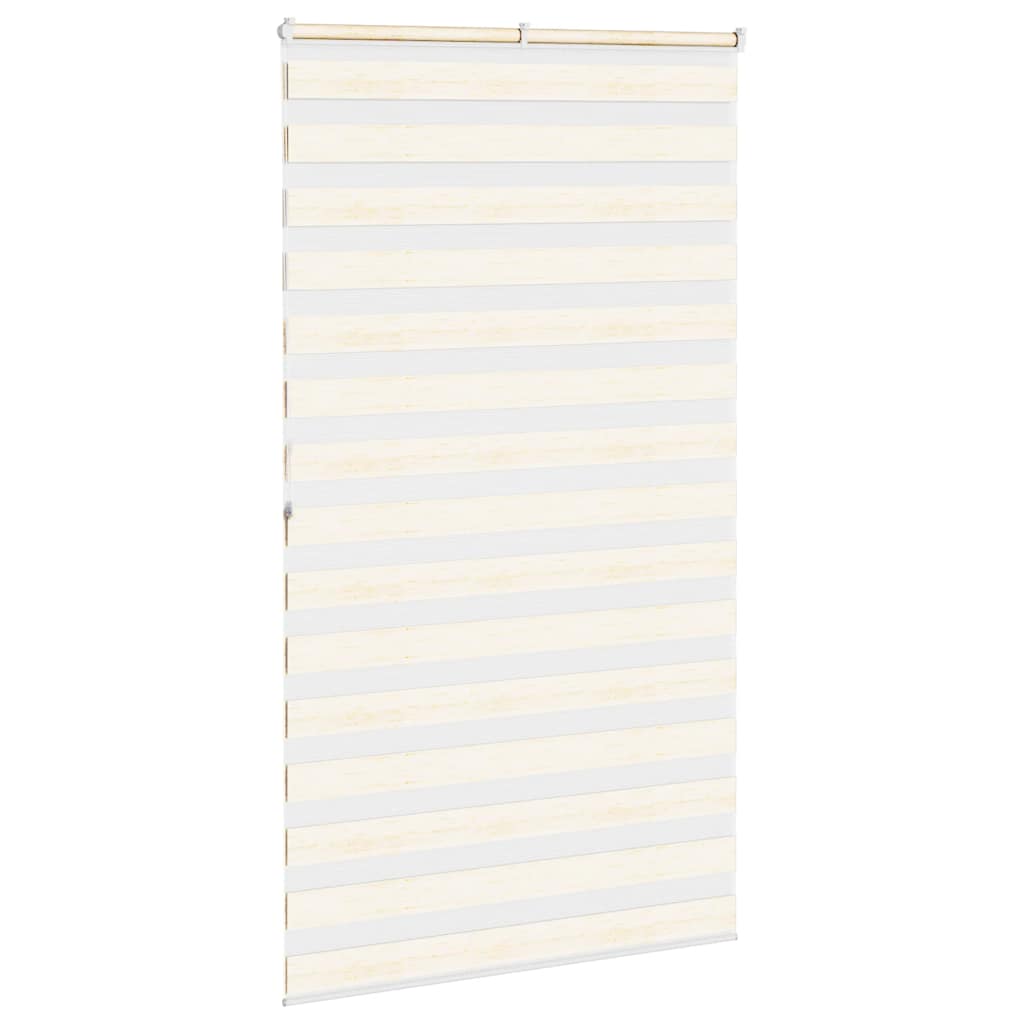 Zebra rolgordijn 130x200 cm stofbreedte 125,9 cm marmerbeige