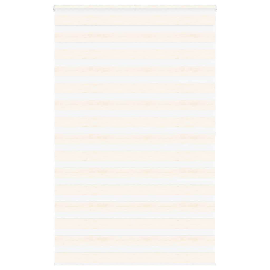 Zebra rolgordijn 140x200 cm stofbreedte 135,9 cm marmerbeige