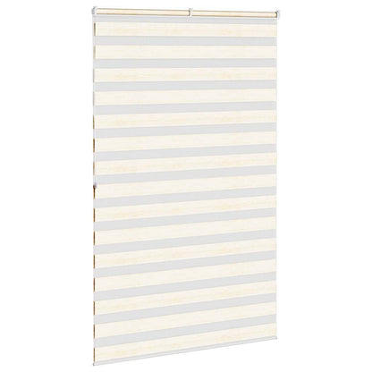 Zebra rolgordijn 150x200 cm stofbreedte 145,9 cm marmerbeige