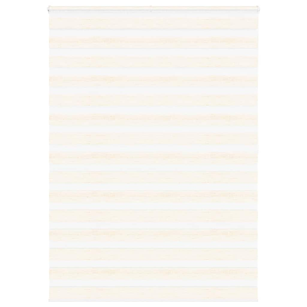 Zebra rolgordijn 155x200 cm stofbreedte 150,9 cm marmerbeige