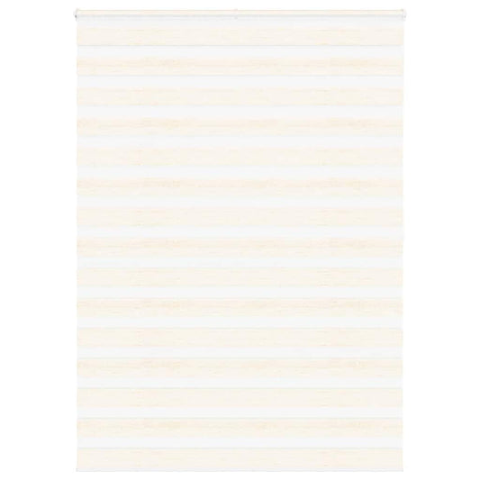 Zebra rolgordijn 155x200 cm stofbreedte 150,9 cm marmerbeige