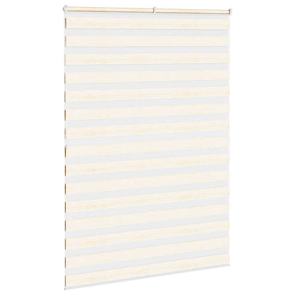 Zebra rolgordijn 155x200 cm stofbreedte 150,9 cm marmerbeige