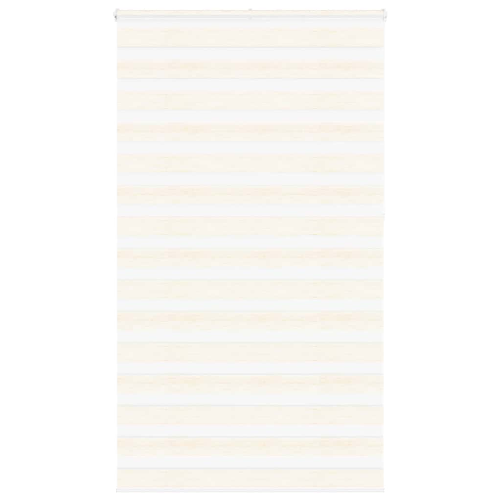 Zebra rolgordijn 125x230 cm stofbreedte 120,9 cm marmerbeige