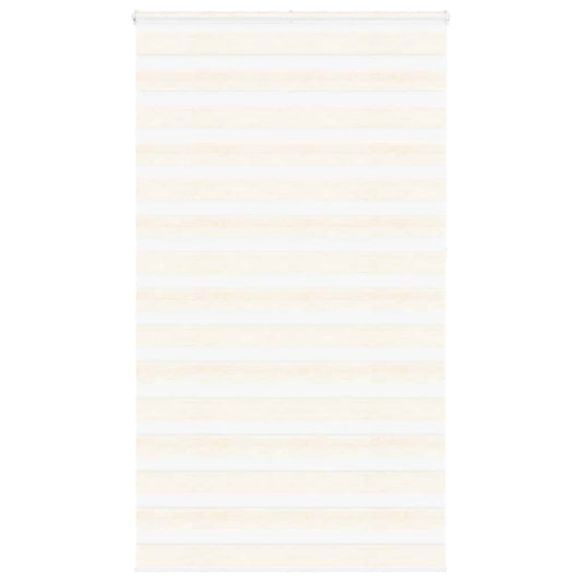 Zebra rolgordijn 125x230 cm stofbreedte 120,9 cm marmerbeige