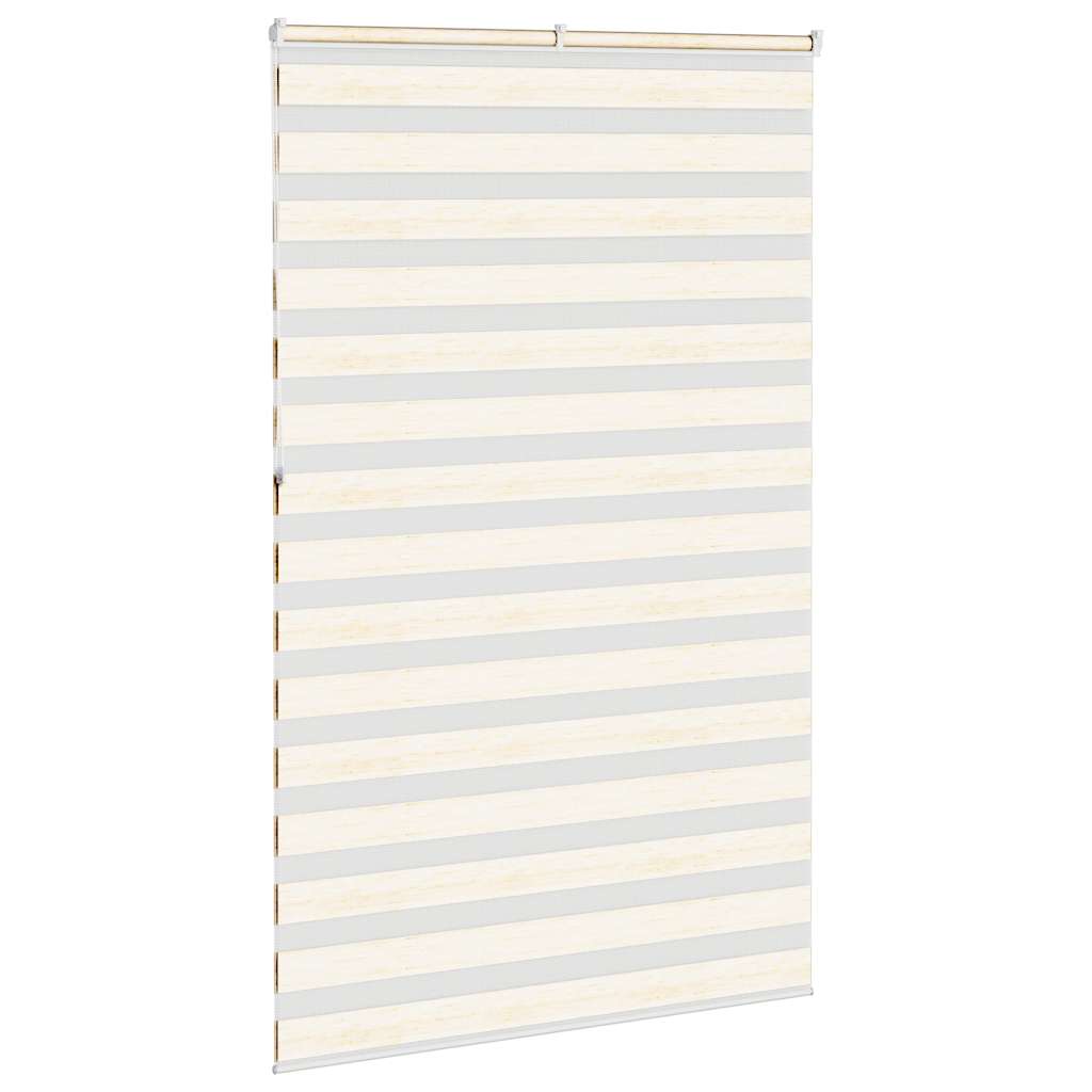 Zebra rolgordijn 140x230 cm stofbreedte 135,9 cm marmerbeige