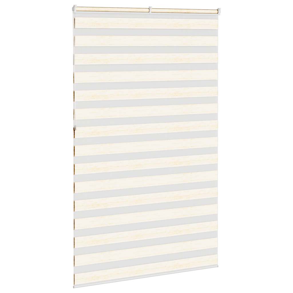 Zebra Blind 145x230cm stofbreedte 140,9cm polyester marmerbeige